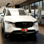 White CX-5 in Hello Showroom