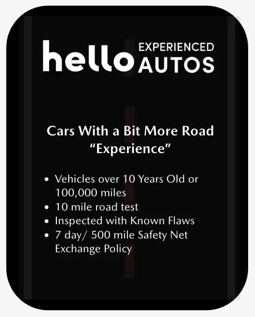 Hello Experienced Autos