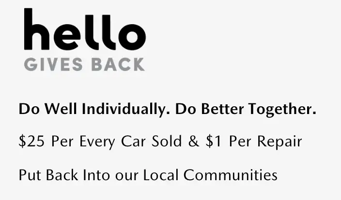 Hello Gives Back