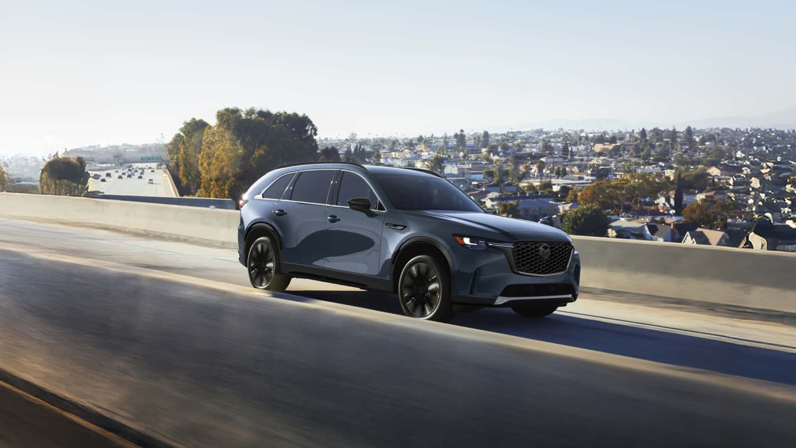 Changing Lanes on I-15 With Mazda BSM