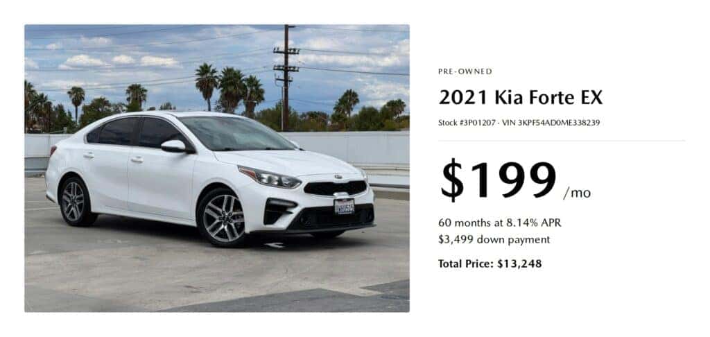 Pre-Owned 2021 Kia Forte EX