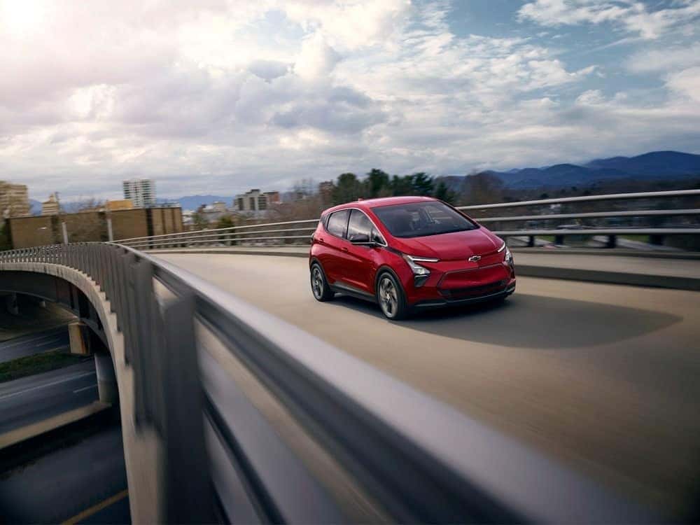 Chevy Bolt EV on the road