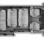 2023 Chevrolet Express Passenger Van Interior