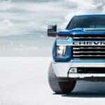 Front grille of the 2023 Chevy Silverado 2500