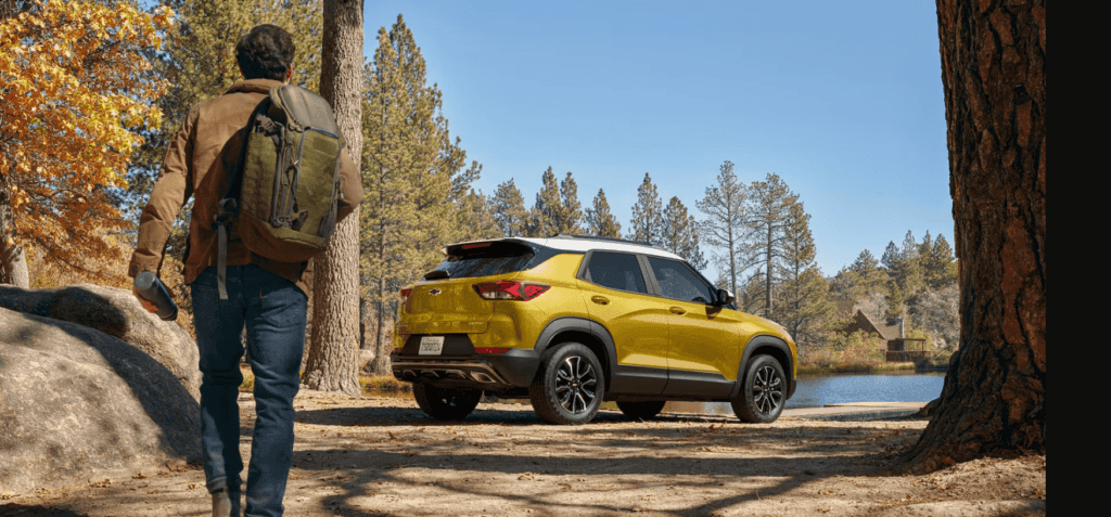 Chevy Trailblazer at Campsite