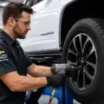 Chevy Colorado tire rotation in San Diego