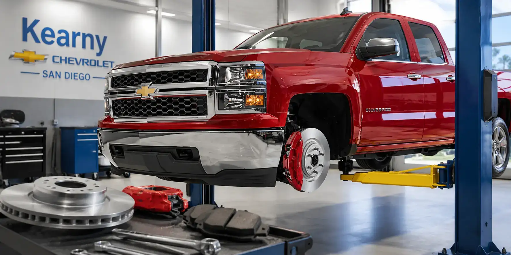 Chevy Silverado brake service in San Diego