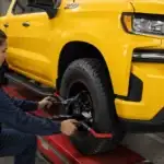 Chevy Silverado tire rotation in San Diego
