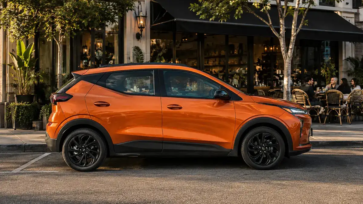 2027 Chevy Bolt EV shown from the side