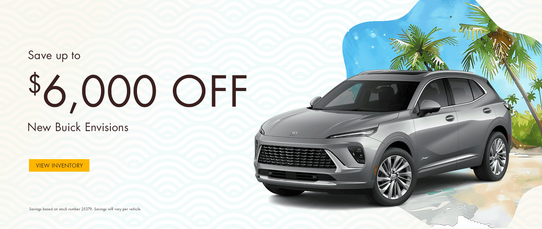 Save up to $6,000 Off New Buick Envisions