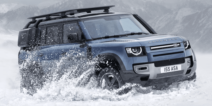 2026 Land Rover Defender in Water