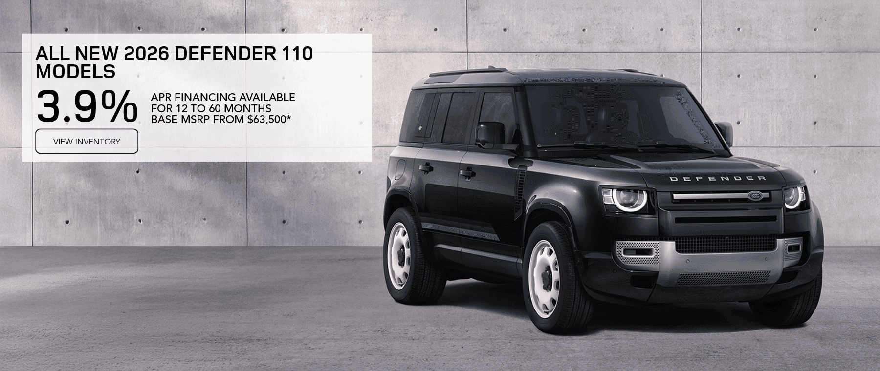 New 2026 Defender 110 APR National Offer June