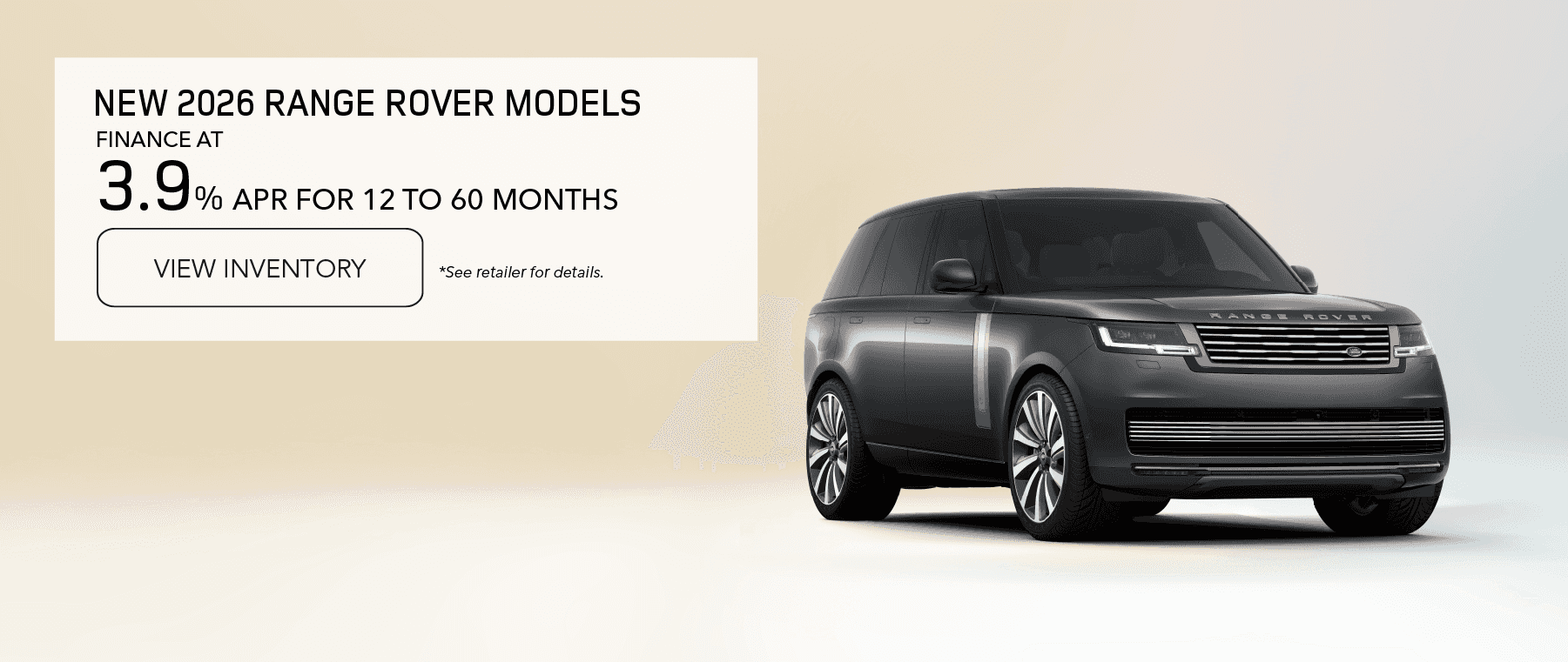 New 2026 Range Rover APR National Offer June