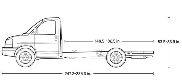 Chevy express 2024 3500 cutaway