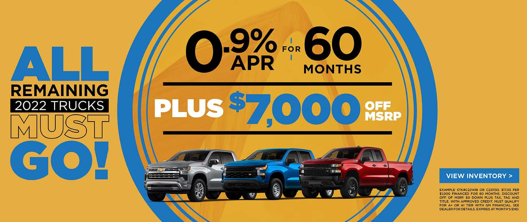 ALL REMAINING 2022 TRUCKS MUST GO