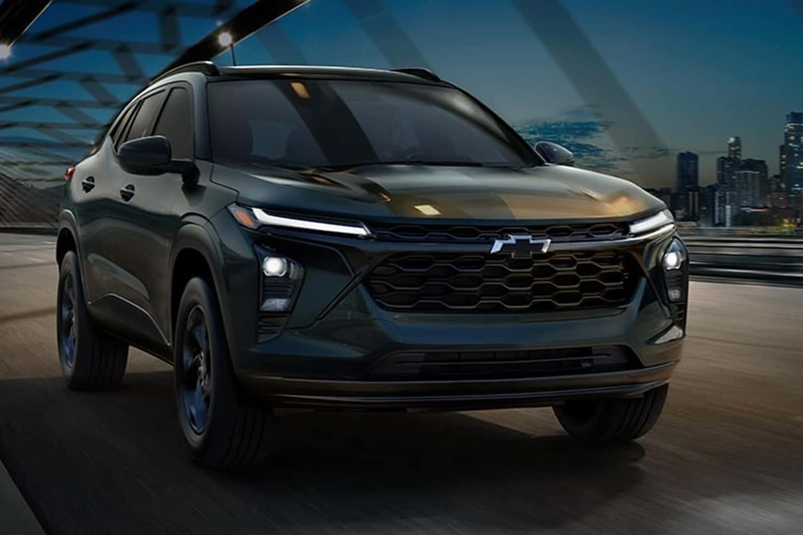 chevy trax driving on bridge