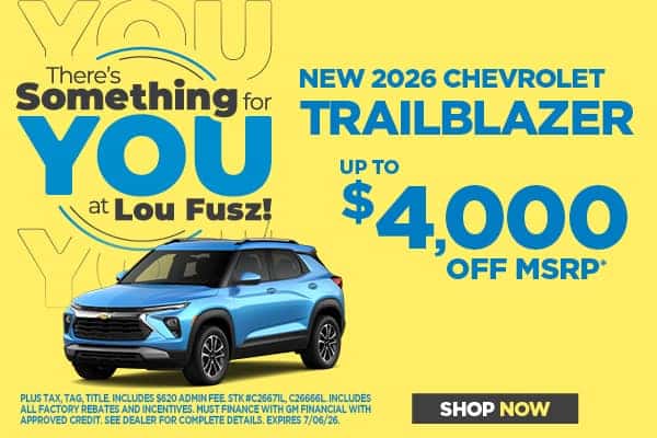 NEW 2026 CHEVROLET TRAILBLAZER