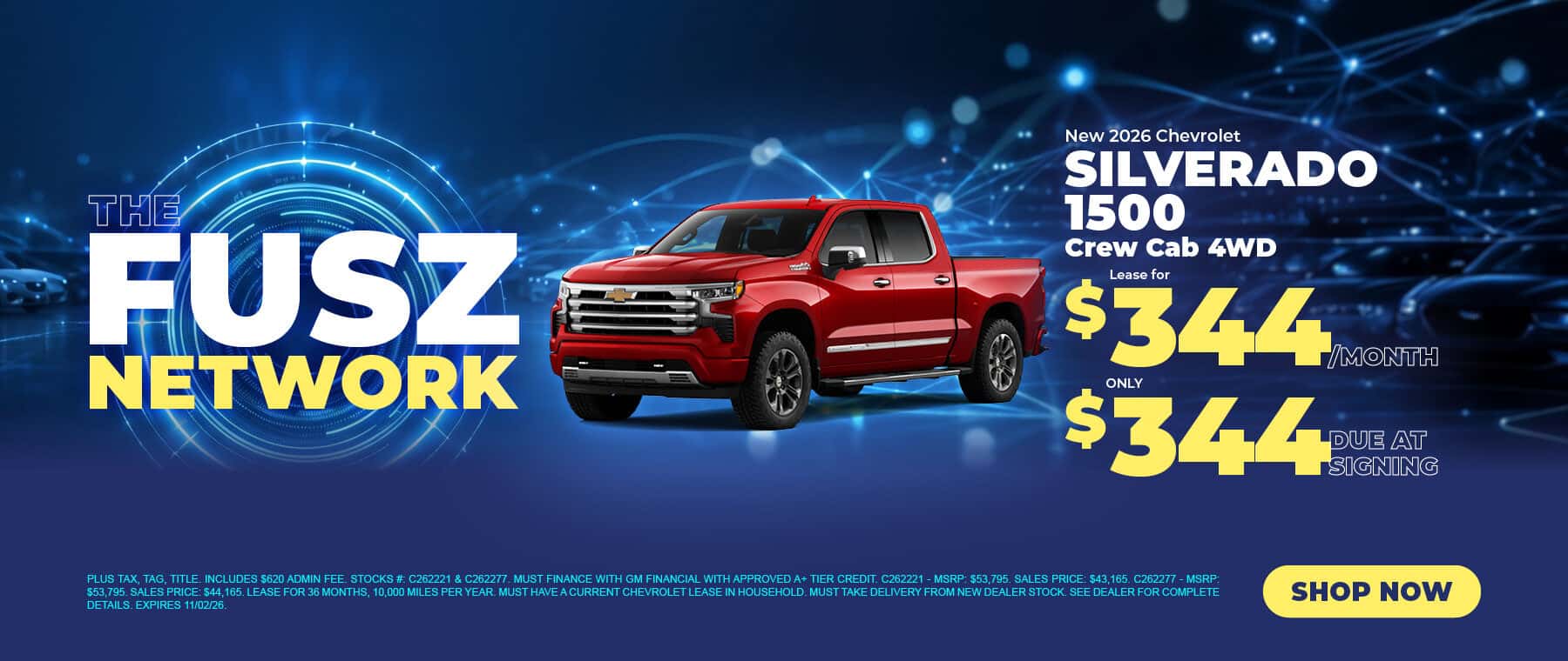 New 2026 Chevrolet Silverado 1500 Crew Cab 4WD