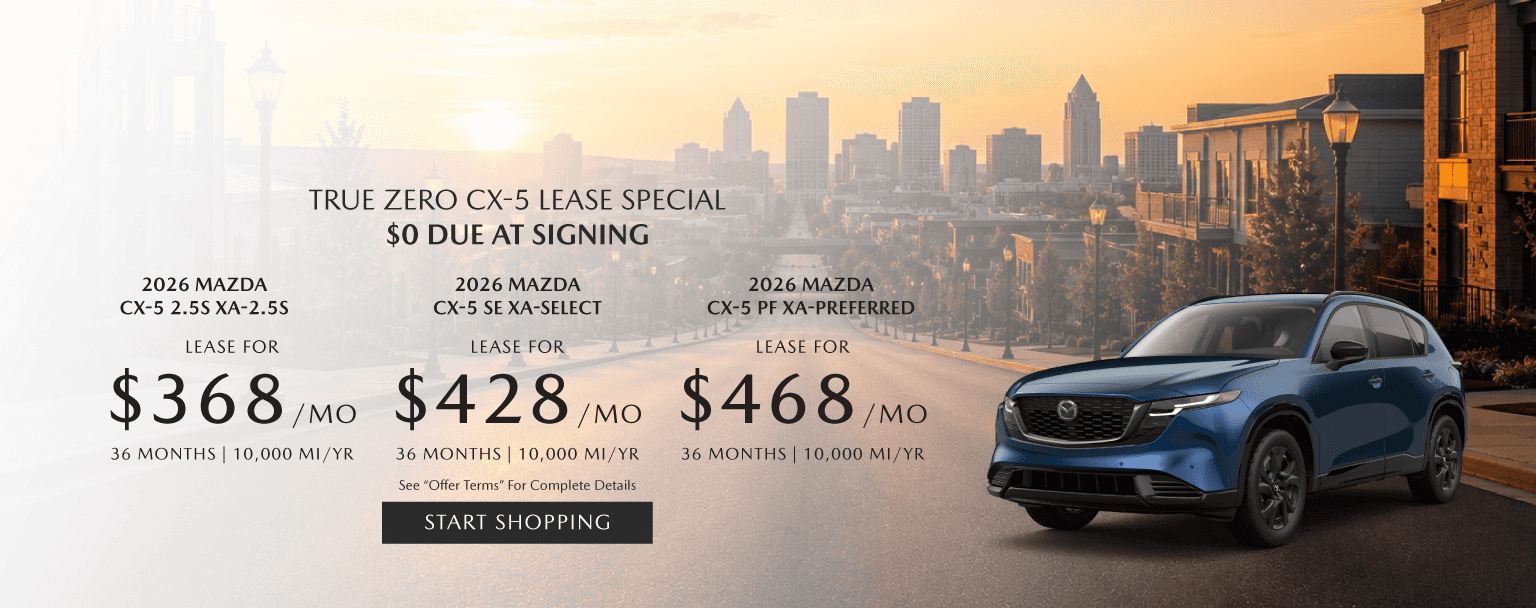 True Zero Lease Special Mazda CX-5