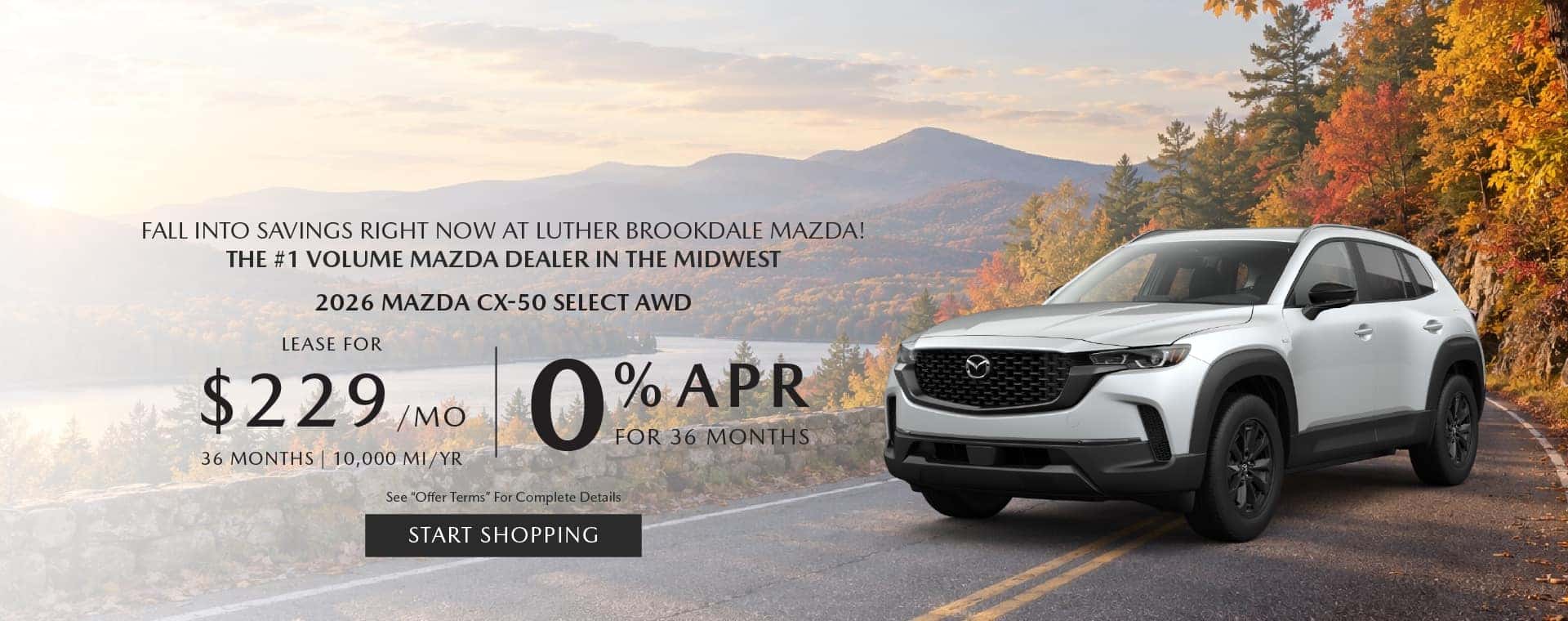 0% APR For 36 Months Or $229 Lease