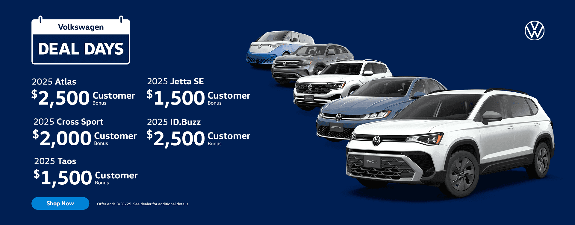Volkswagen DEAL DAYS