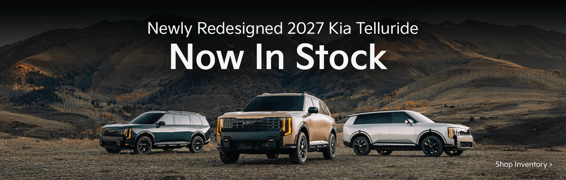 Newly Redesigned 2027 Kia Telluride Now In Stock