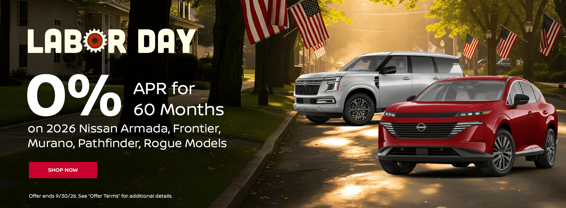 0% APR for 60 Months