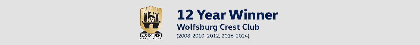 12 Year Winner Wolfsburg Crest Club (2008-2010, 2012, 2016-2024)