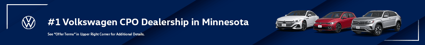 #1 Volkswagen CPO Dealership in Minnesota