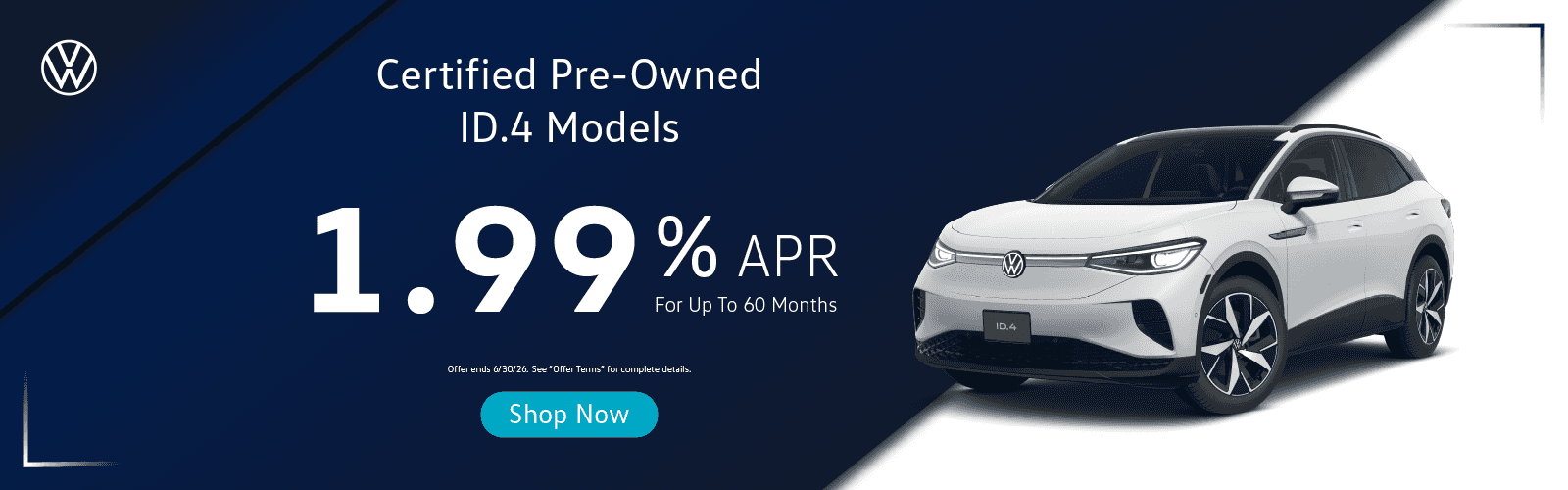 1.99% APR On CPO ID.4 Models