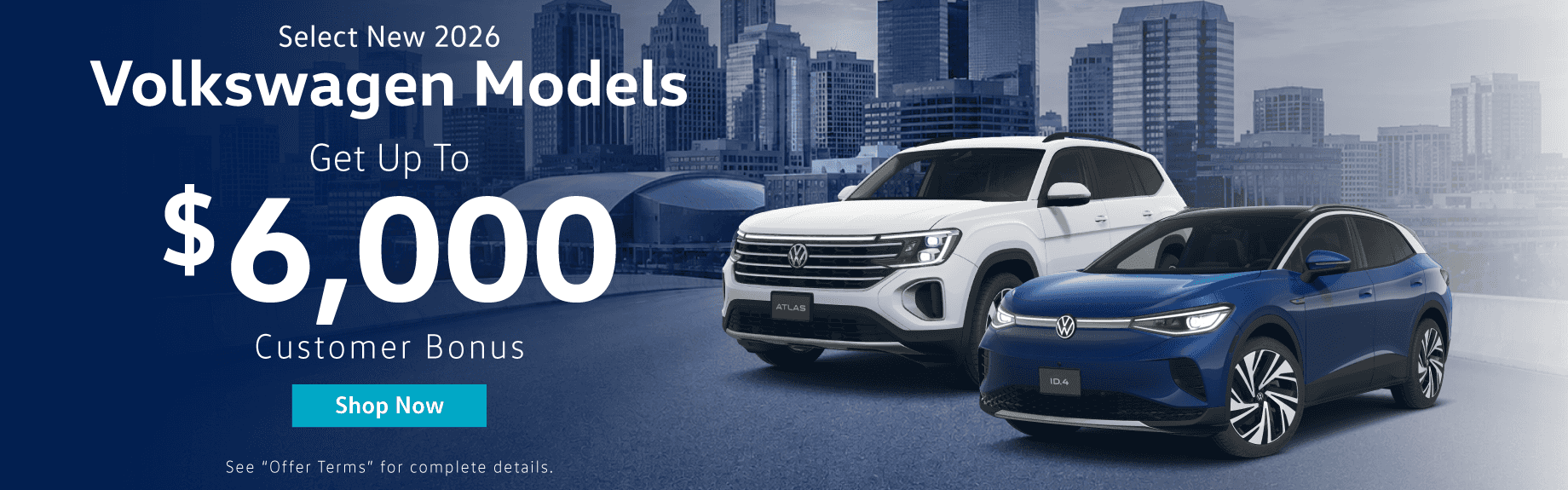 Up to $6000 Customer Bonus