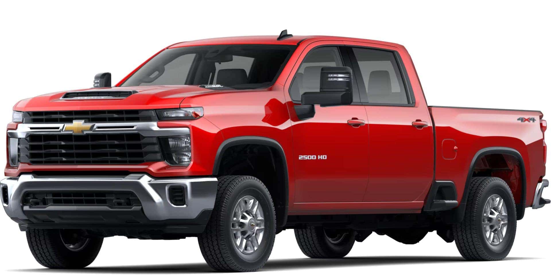 2025 Chevrolet Silverado HD LT in Red Hot exterior paint