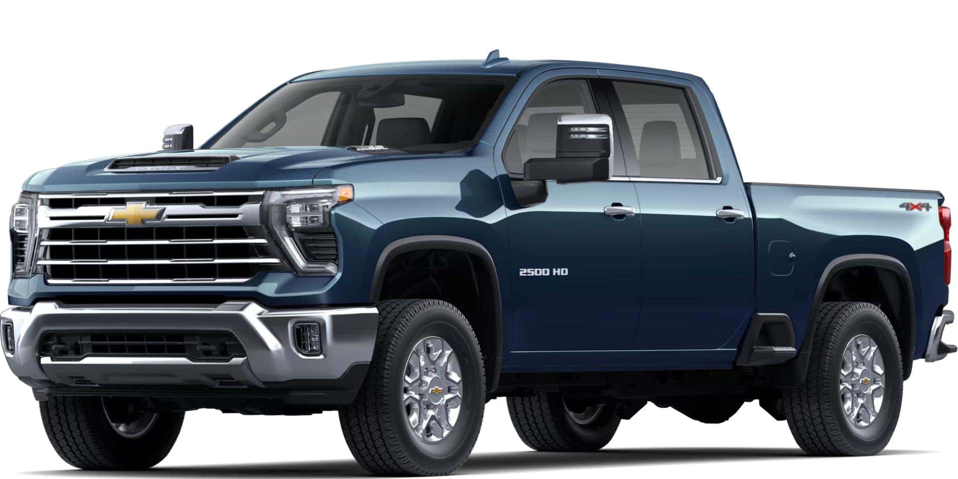 2025 Chevrolet Silverado HD LTZ in Lakeshore Blue Metallic exterior paint