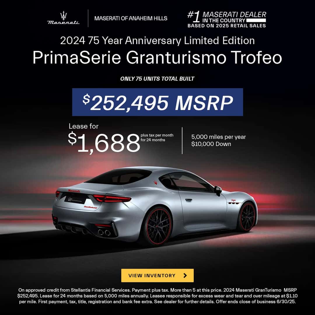 2024 Maserati GranTurismo Trofeo Primaserie