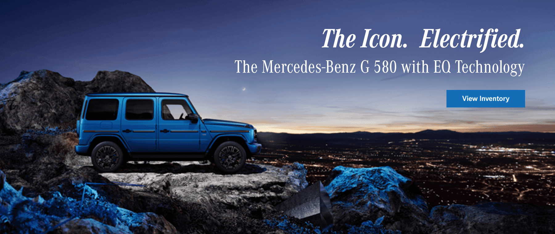 The Icon. Electrified. The Mercedes-Benz G 580 with EQ Technology