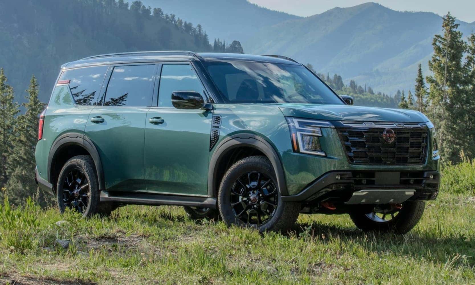 front exterior view of a 2025 Nissan Armada SUV