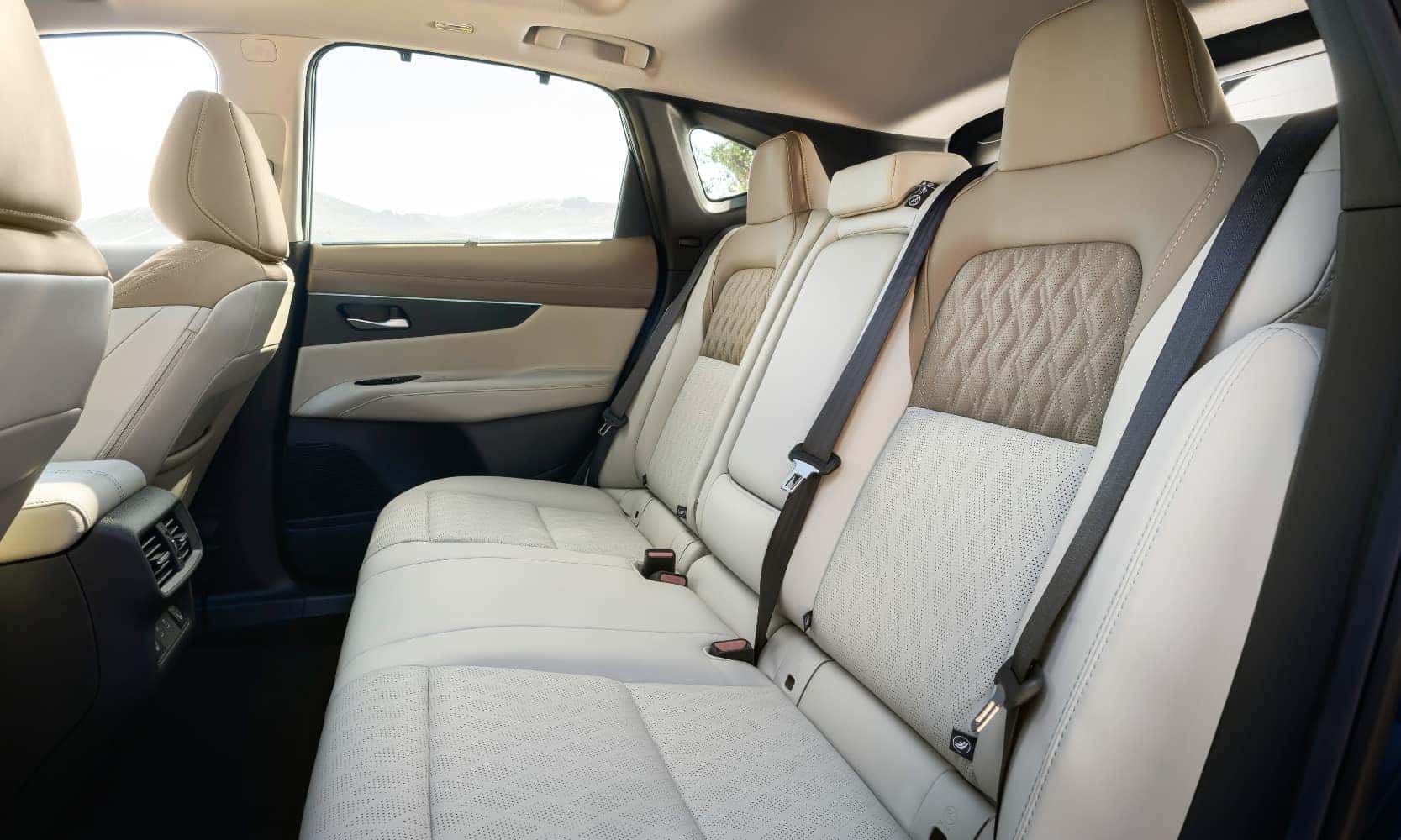 second row interior seating inside the 2025 Nissan Murano