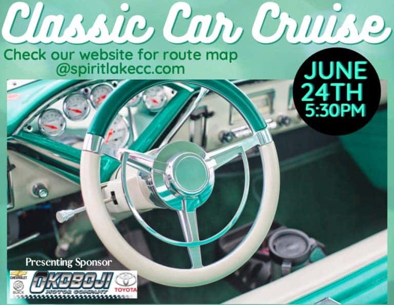 Classic Car Cruise at Okoboji Motor Company Okoboji Motor Company