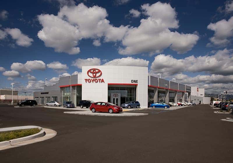 One Toyota of Oakland Dealership front
