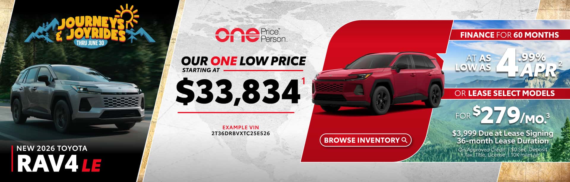 One Toyota June 2026 RAV4 Incentives