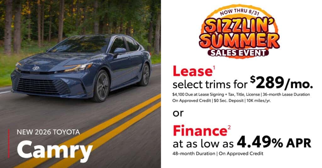 New 2026 Camry Specials