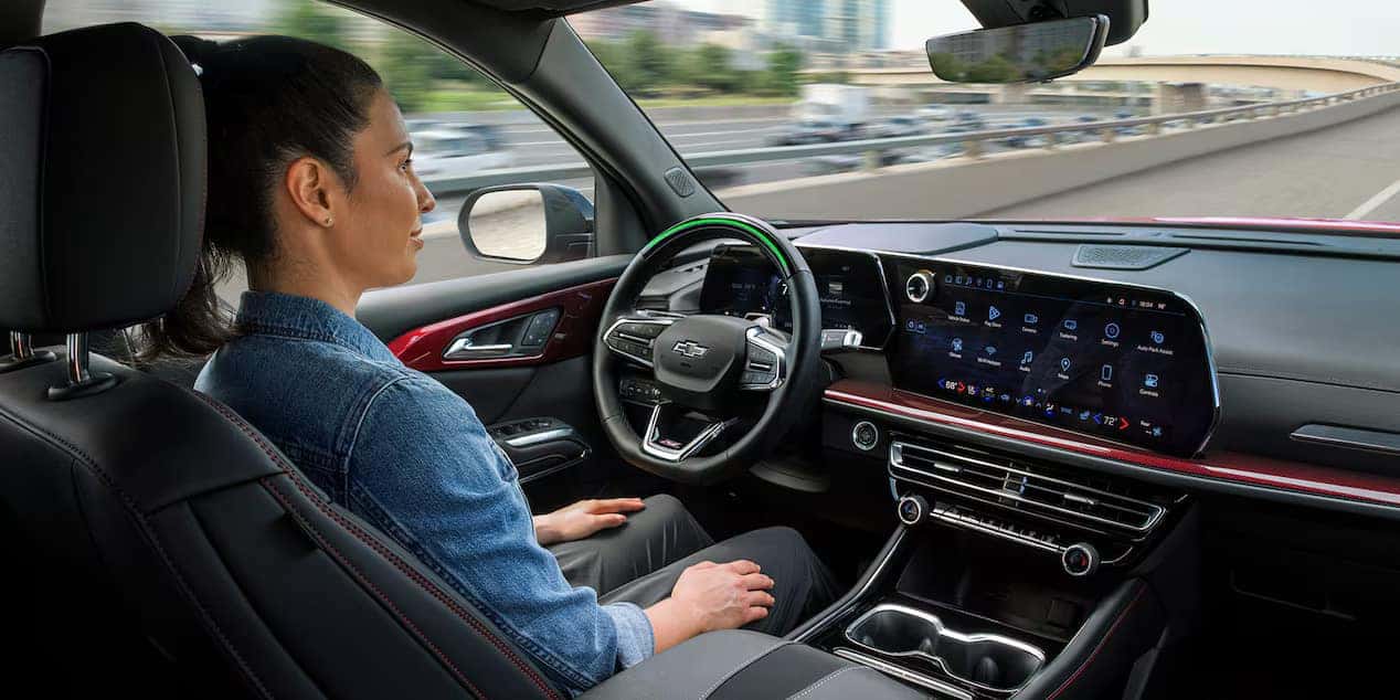 the front drivers area of an suv