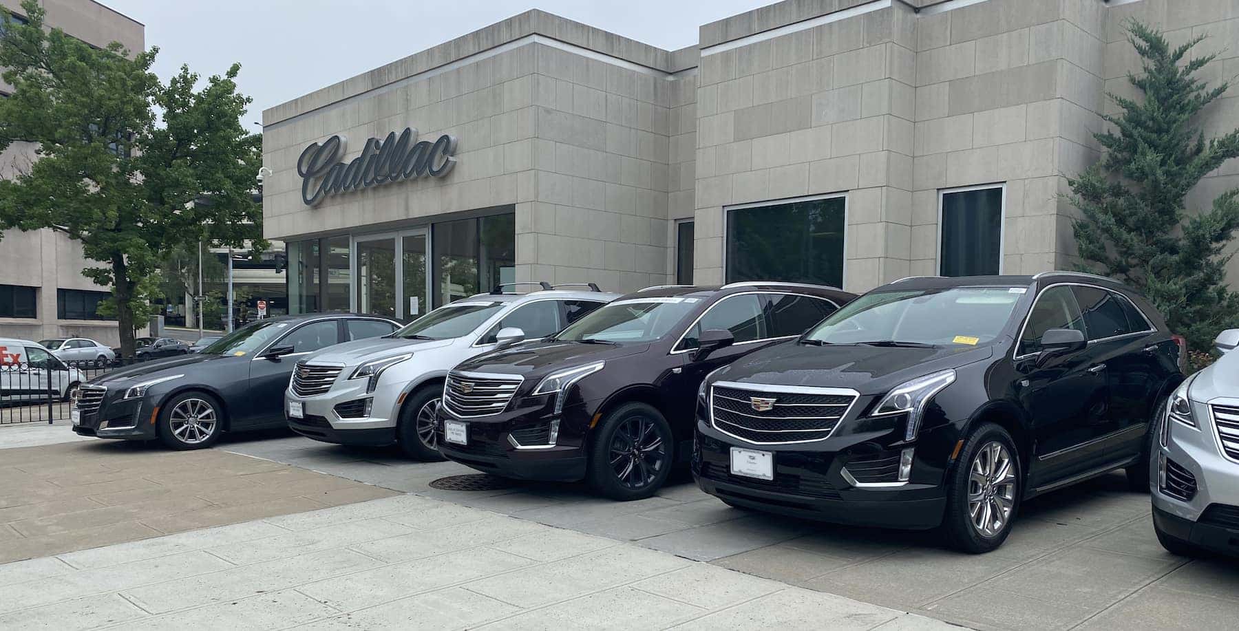 cadillac cars on lot
