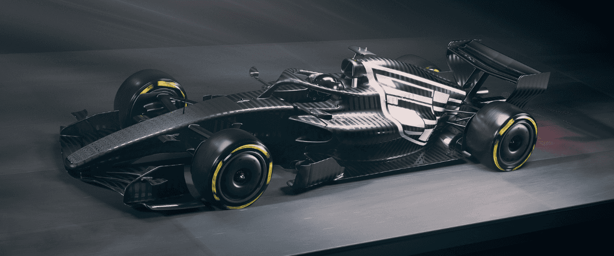front-three-quarter-view-of-cadillac-formula-1-test-livery V2