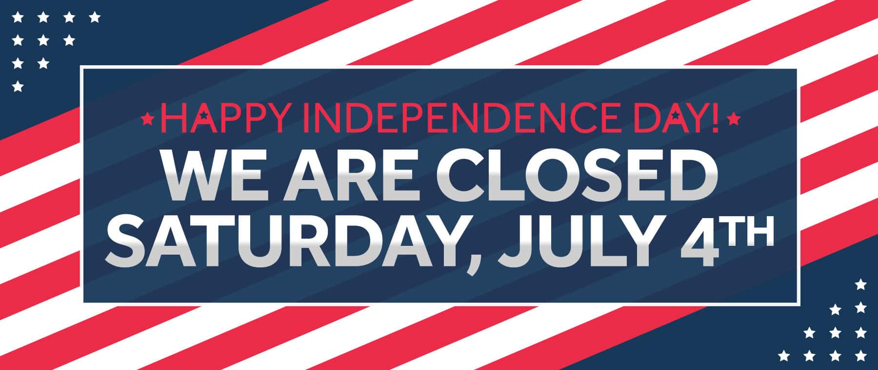 closed July 4