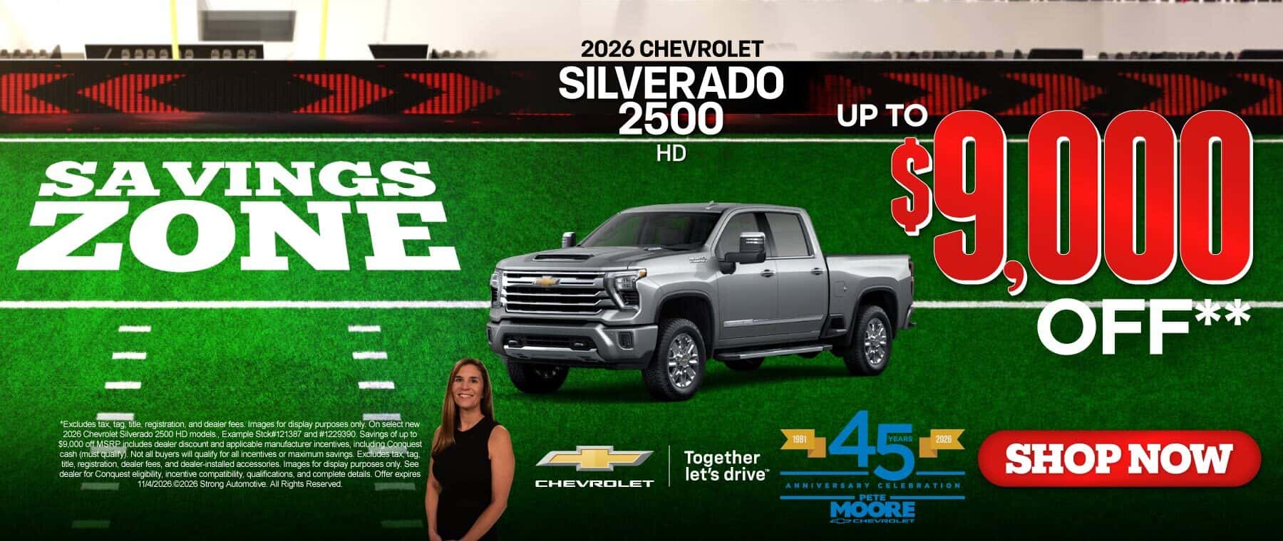 2026 CHEVROLET SILVERADO 2500 HD Up to $9,000 Off*
