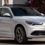 2021 silver alfa romeo stelvio