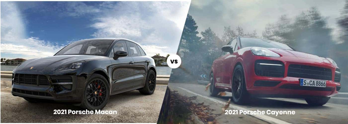 2021 Porsche Macan vs. Porsche Cayenne