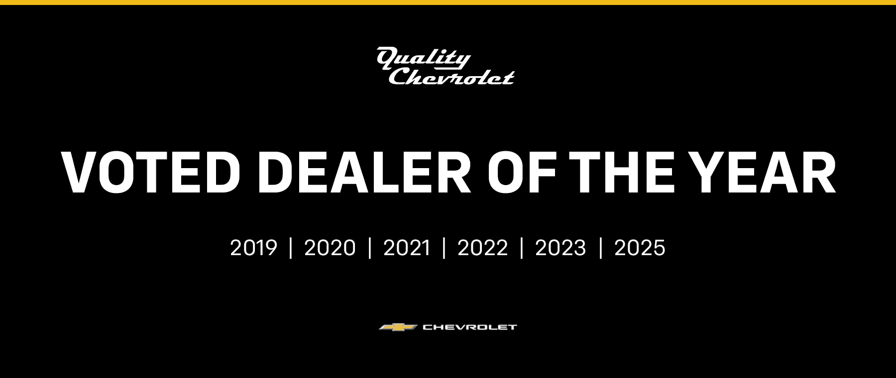 VOTED DEALER OF THE YEAR