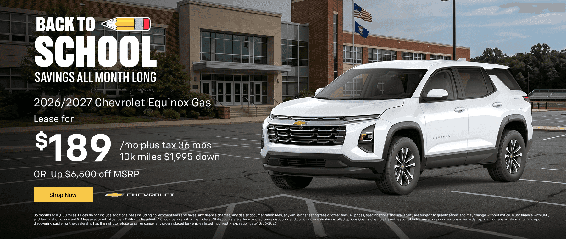22026/2027 Equinox Gas